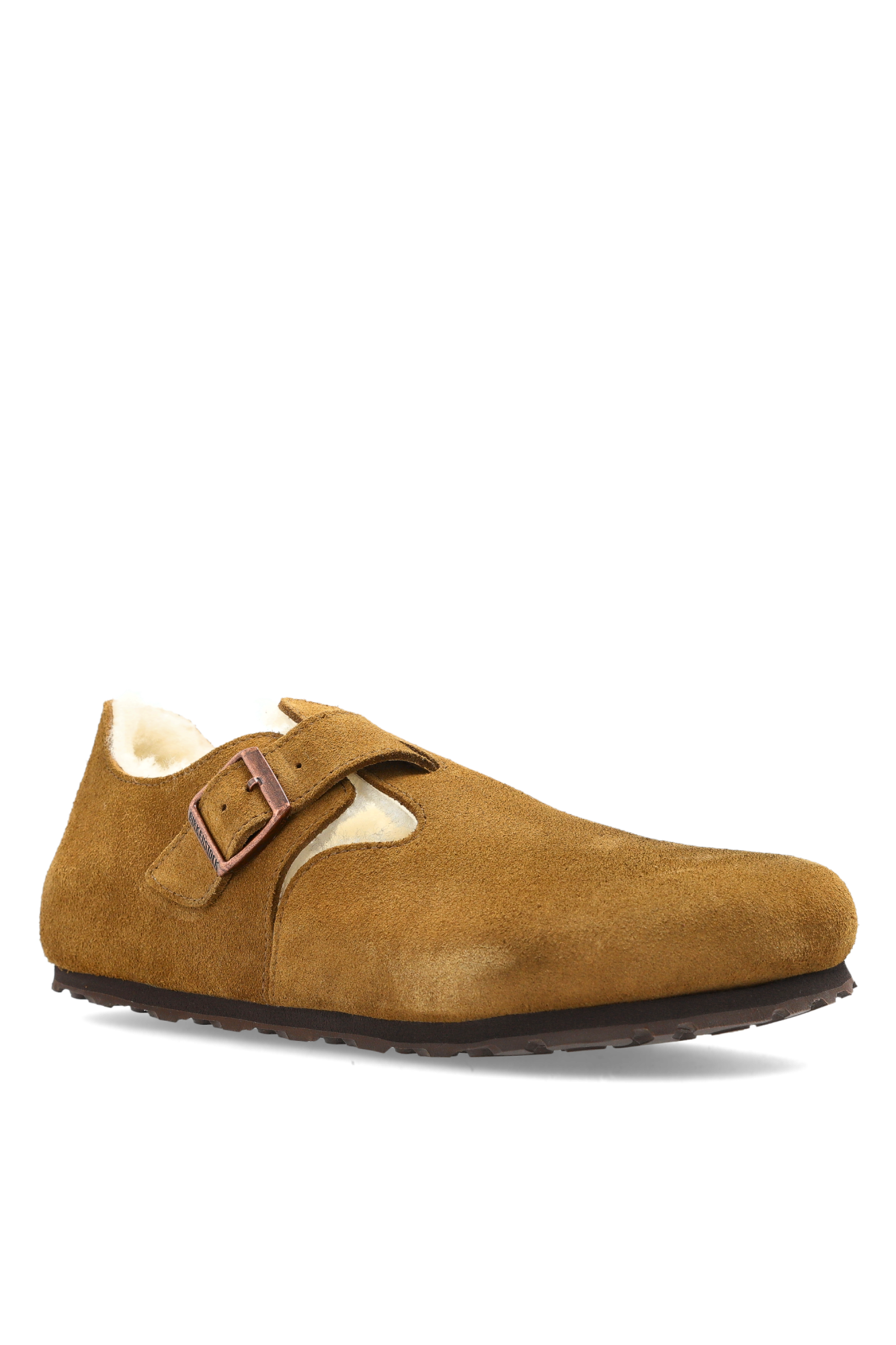 Brown 'London Shearling' suede shoes Birkenstock - Vitkac AS